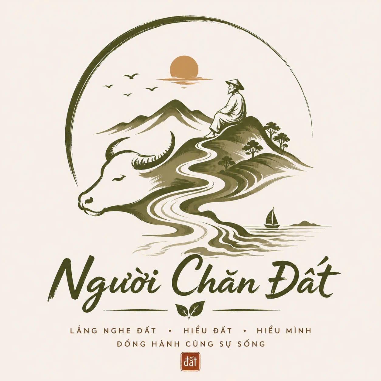 Người Chăn Đất — Lắng nghe đất · Hiểu đất · Hiểu mình · Đồng hành cùng sự sống